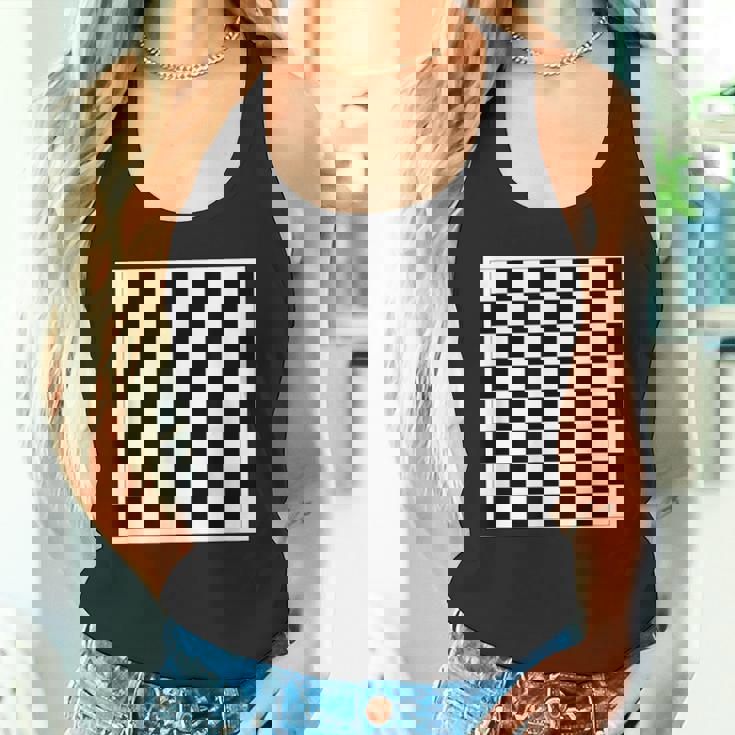 チェッカー柄チェス タンクトップ