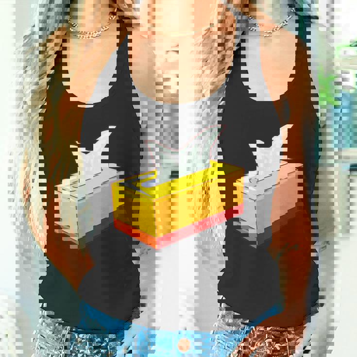 ティッシュボックス タンクトップ