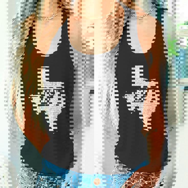 テキサスシルエットのept El Paso Txデザイン。 タンクトップ