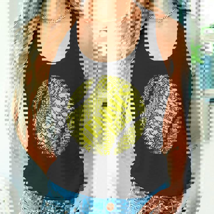 テニス 面白いtシャツ ボール おもしろ 服 ネタ メンズ レディース テニス部 おもしろグッズ 大人 子供 タンクトップ