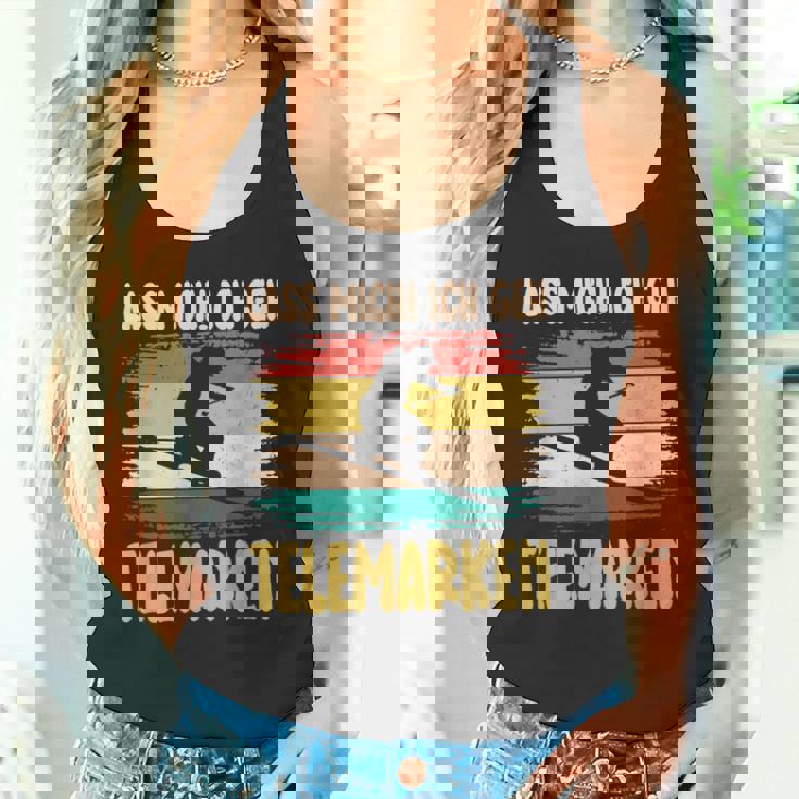 テレマーク Lass Mich Ich Geh Telemarken スキー タンクトップ