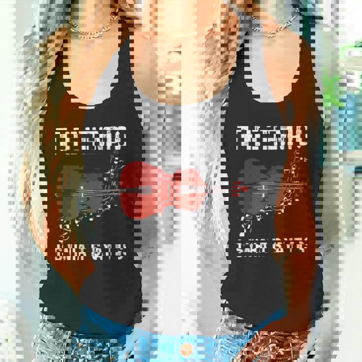 テンポは私が言うとおり タンクトップ