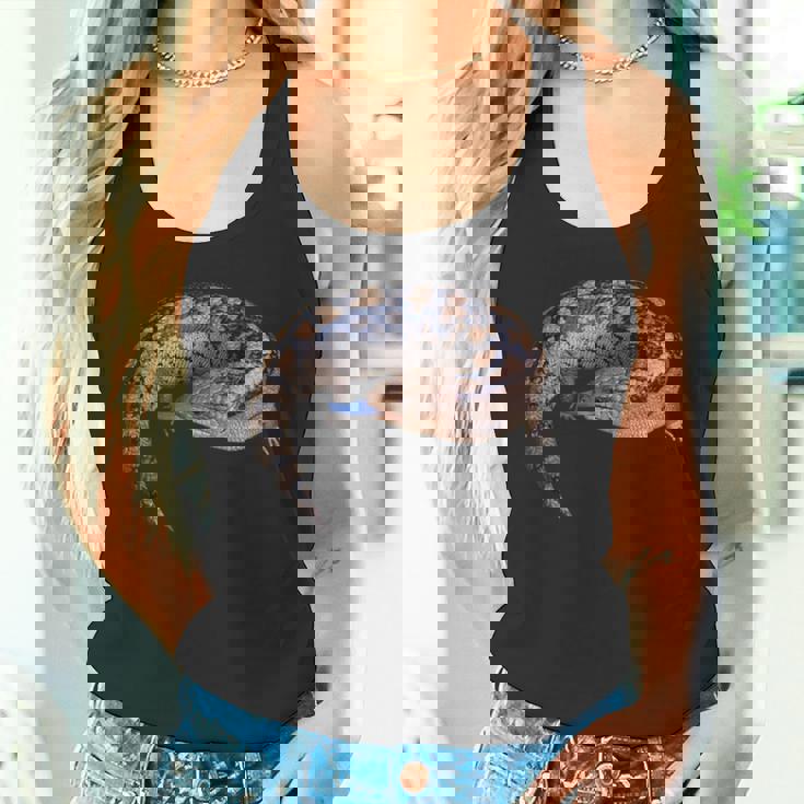 トカゲブルータンペットトカゲ爬虫類 タンクトップ