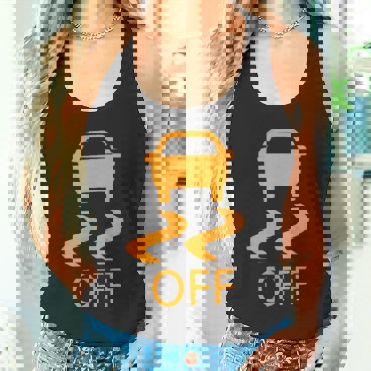 トラクションコントロールオフtシャツ タンクトップ