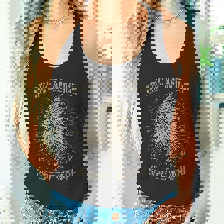 ネイティブアメリカン チーフ ネイティブアメリカンとインディアン タンクトップ