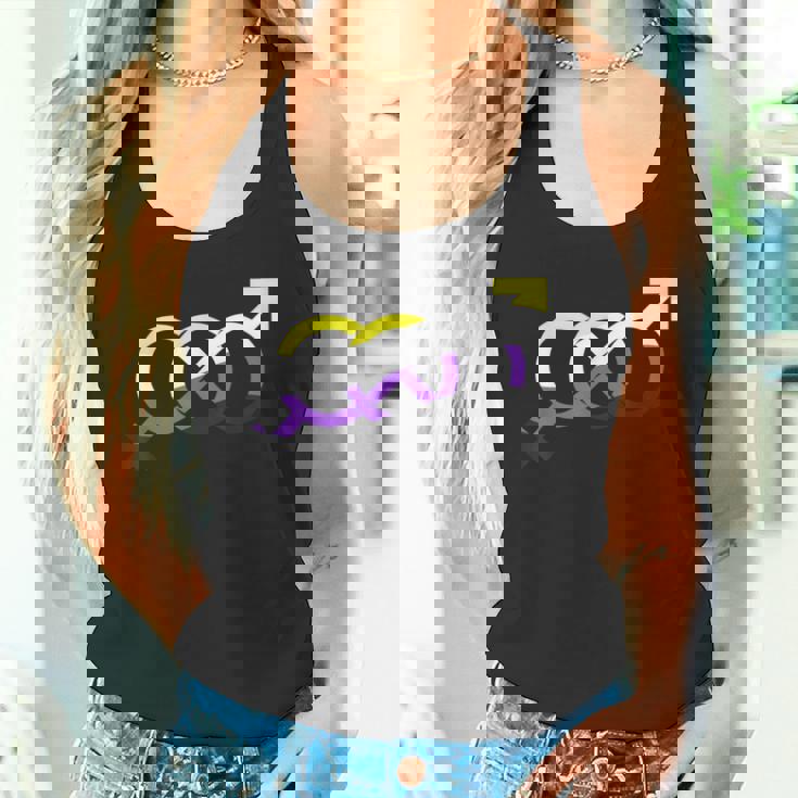 ノンバイナリー・プライド無限大 タンクトップ