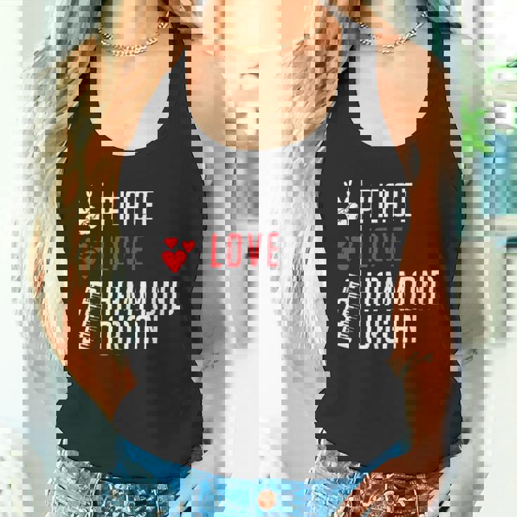 ハモンド・オルガン 特許音楽 タンクトップ