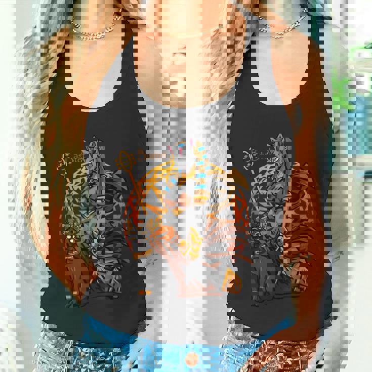 バステット エジプト 猫の女神 古代エジプト神話 神 タンクトップ