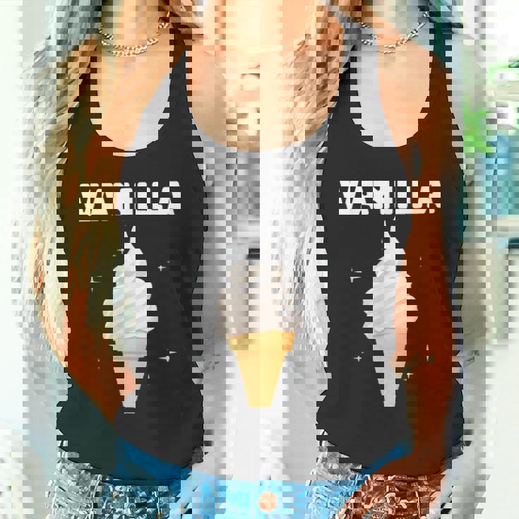 バニラ アイスクリーム コーン ジェラート スイートデザート 冷凍食品 タンクトップ