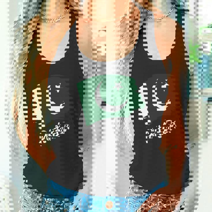 パキスタンの旗パキスタン 長袖tシャツ タンクトップ