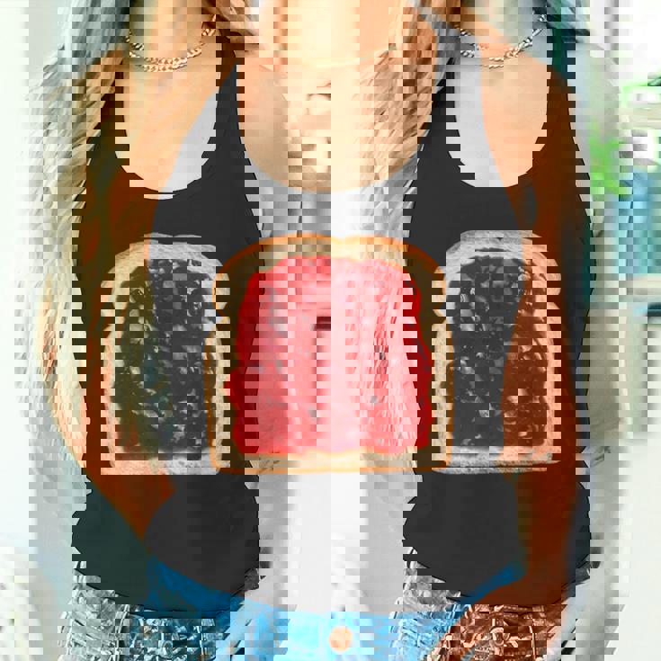 パン ジャムトースト グルテン タンクトップ