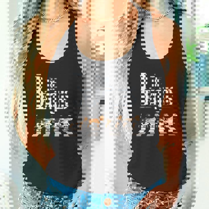 ビーグルス ビーグル犬 面白い ビーグル愛好家に 長袖tシャツ タンクトップ