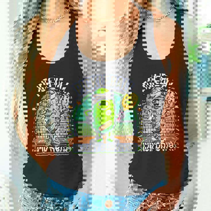 ピックルボール ケガキ サバイバー グルービー ピクルス スポーツ タンクトップ