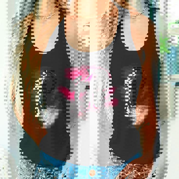 ピンクパンサー ル ピンクシルエット 霧の中 長袖tシャツ タンクトップ