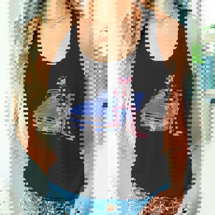 ピンクパンサー ヴィンテージ 1964 コンバーチブル 車 クール キャット タンクトップ