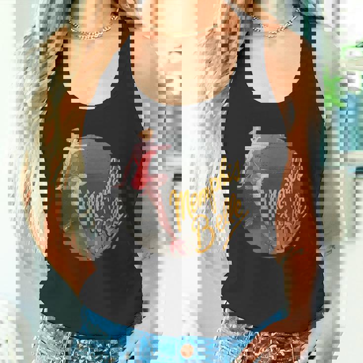 ピンナップガールww2 B-17フライングフォートレスメンフィス・ベル タンクトップ