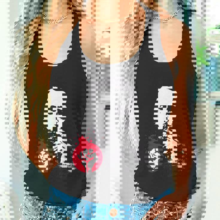 フィデル・カストロ・キューバ革命拳戦闘デモ タンクトップ