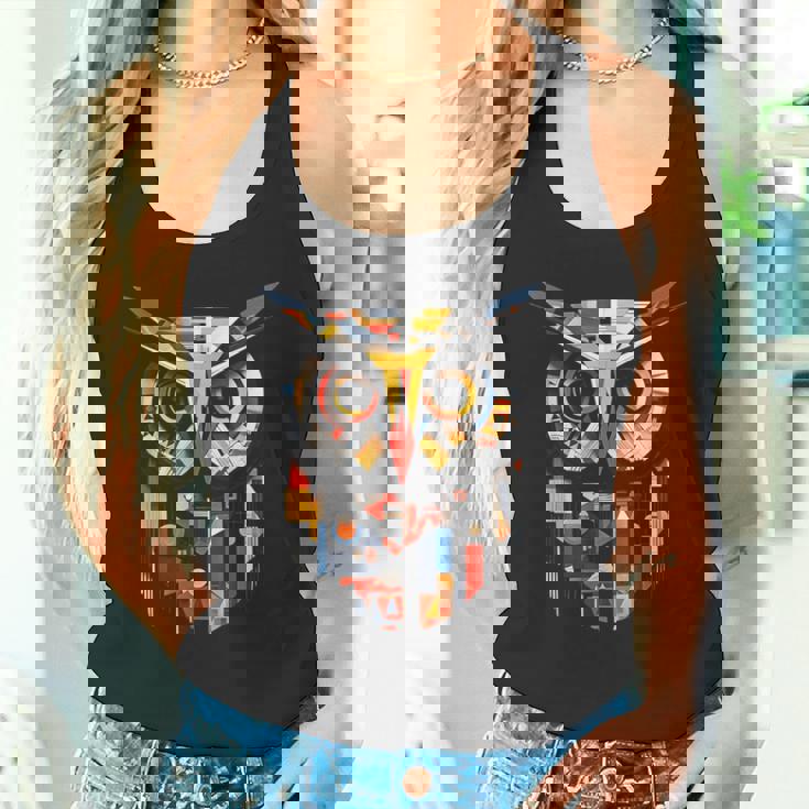 フクロウの恋人のアートワーク タンクトップ