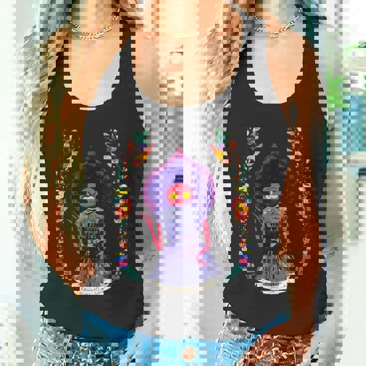 フラットウッドモンスター、レトロエイリアンブラクストン郡wv Cryptid タンクトップ