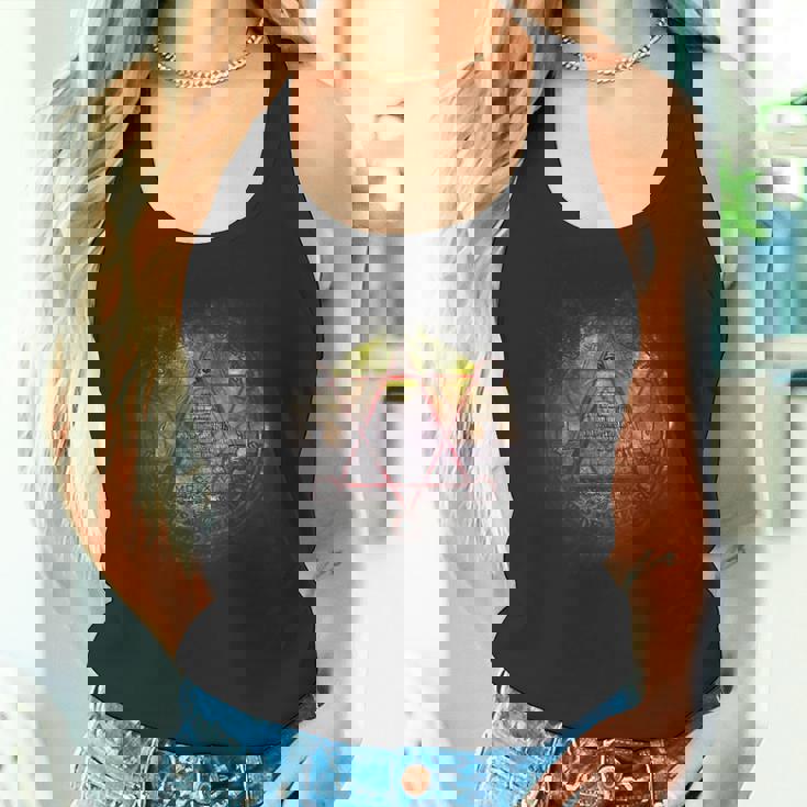 フリーメイソン ロッジ フリーメイソン マスターメイソン スクエア&コンパス エンブレム タンクトップ