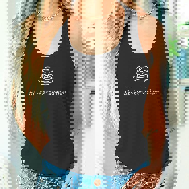 フルスタックの開発プログラマー 長袖tシャツ タンクトップ