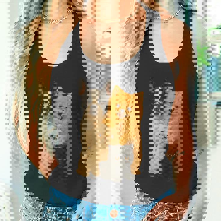 フレンチブルドッグ ポメラニアン エキゾチック ショートヘア マンチキン 猫 タンクトップ