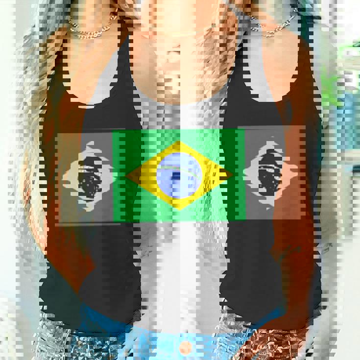 ブラジル レディース メンズ キッズ 左胸 ブラジル国旗 タンクトップ