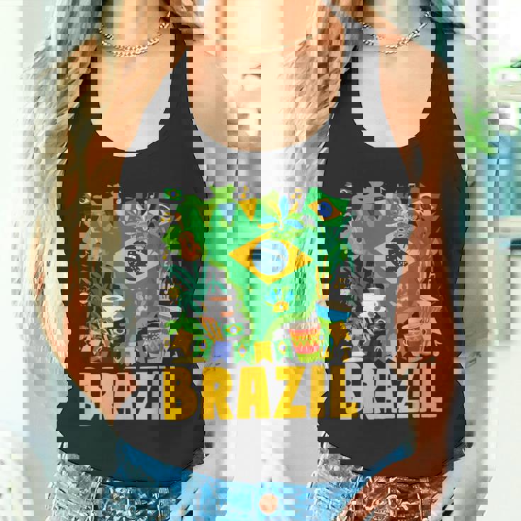 ブラジル国旗衣装のアイデア ブラジル&ブラジルの国旗 タンクトップ