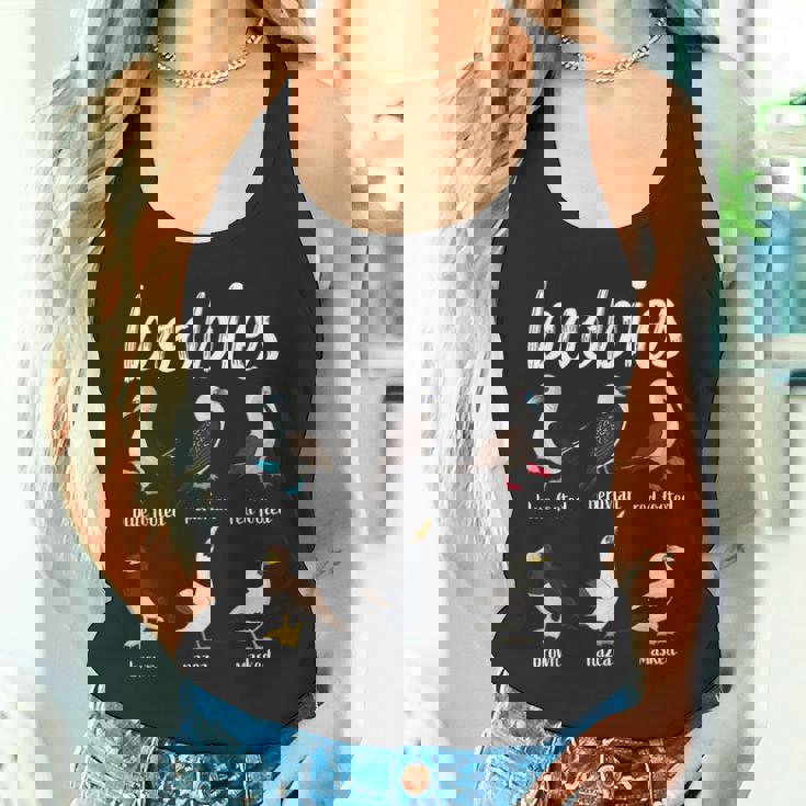 ブービーバード面白いカツオドリ タンクトップ