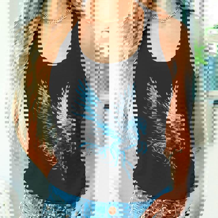 ペガサスユニコーンモチーフイラスト タンクトップ