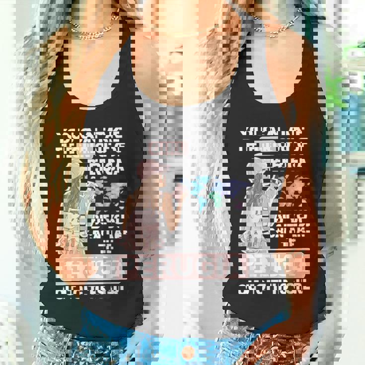 ペルージャシティのクールな少女 誇り高きペルージャガール タンクトップ