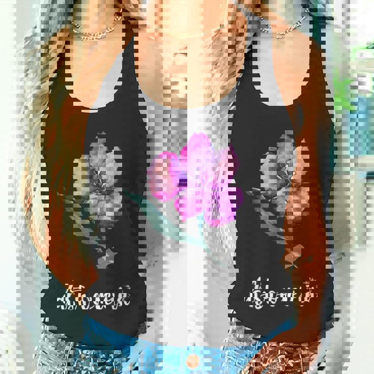 ペルー百合が大好きなアルストロメリアフラワー ピンク 2023 タンクトップ