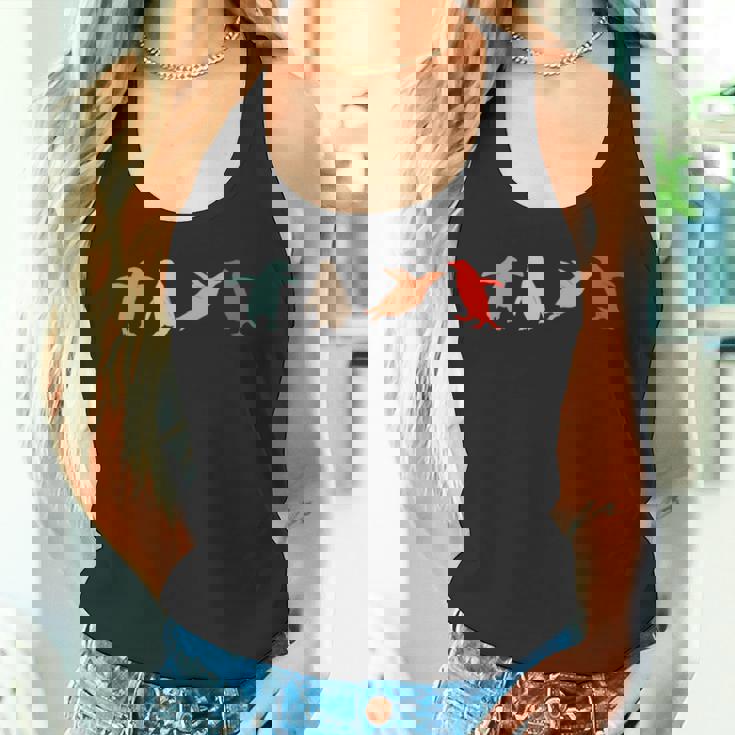 ペンギンペンギン アニマルラバーズ レトロペンギン 長袖tシャツ タンクトップ