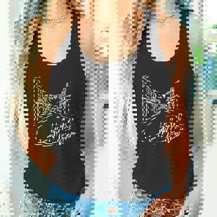 ホイアン、ベトナムシグネチャーハートアート ベトナムのお土産 タンクトップ