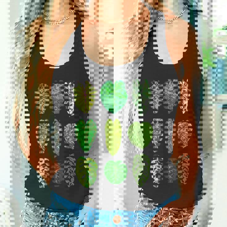 ボタニストガーデン サトイモモンステラ 植物コレクション 葉 長袖tシャツ タンクトップ