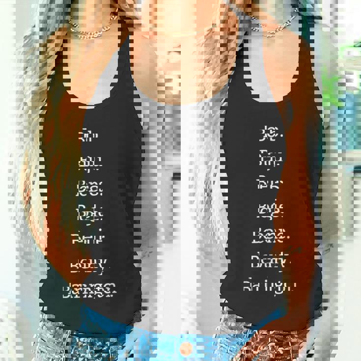 ボブ・ブジュ・ベレス ボーグル・ビーニー・バウンティ・バリントン タンクトップ