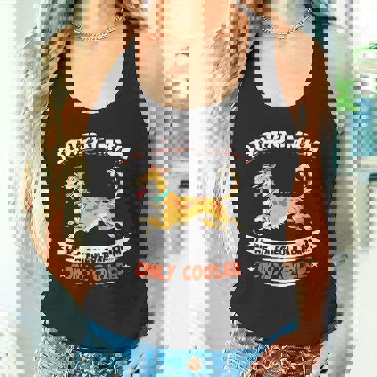 ボルゾイママ、まるで普通のママ専用クーラー-ボルゾイ犬 タンクトップ