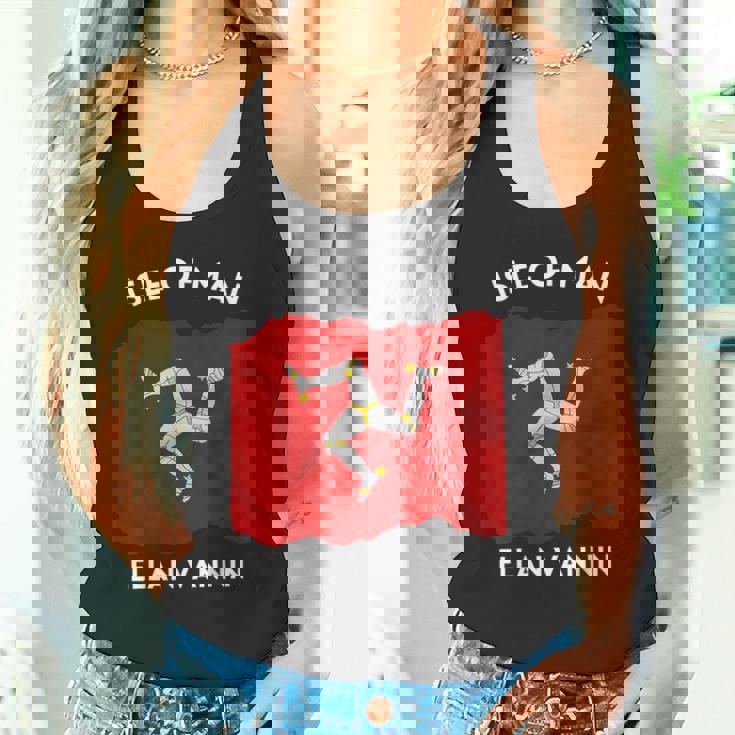 マン島国旗 マンクス語「エラン・ヴァンニン」トリスケリオン タンクトップ