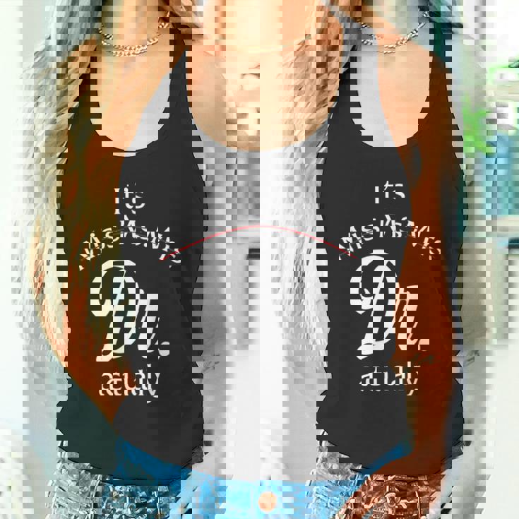 ミス・ミセス・ドクター、実はドクターへの感謝です 長袖tシャツ タンクトップ