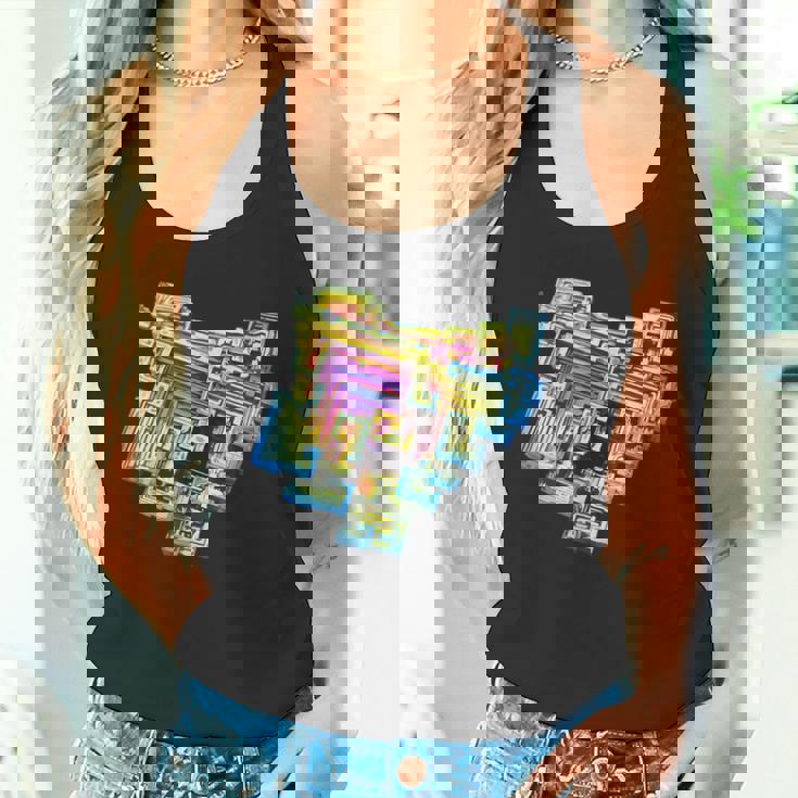 ミネラル愛好家やクリスタルアディクトのためのビスマスtシャツ タンクトップ