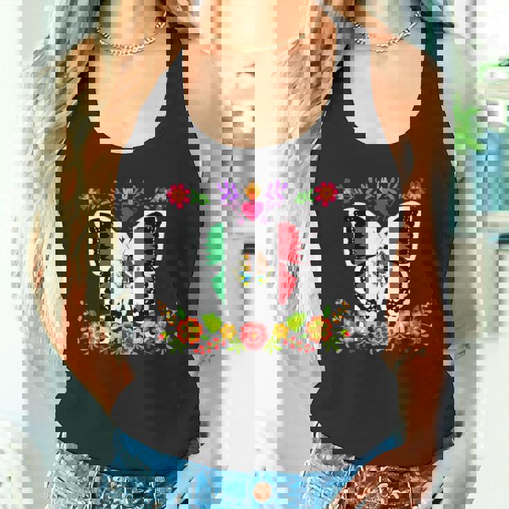 メキシコ独立記念日 バタフライ メキシコ タンクトップ