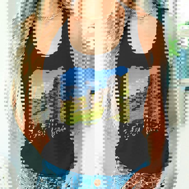 モアイ像 イースター島 ラパヌイ タンクトップ