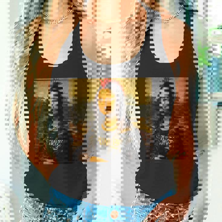 モナリザ パンク風 パロディデザイン タンクトップ