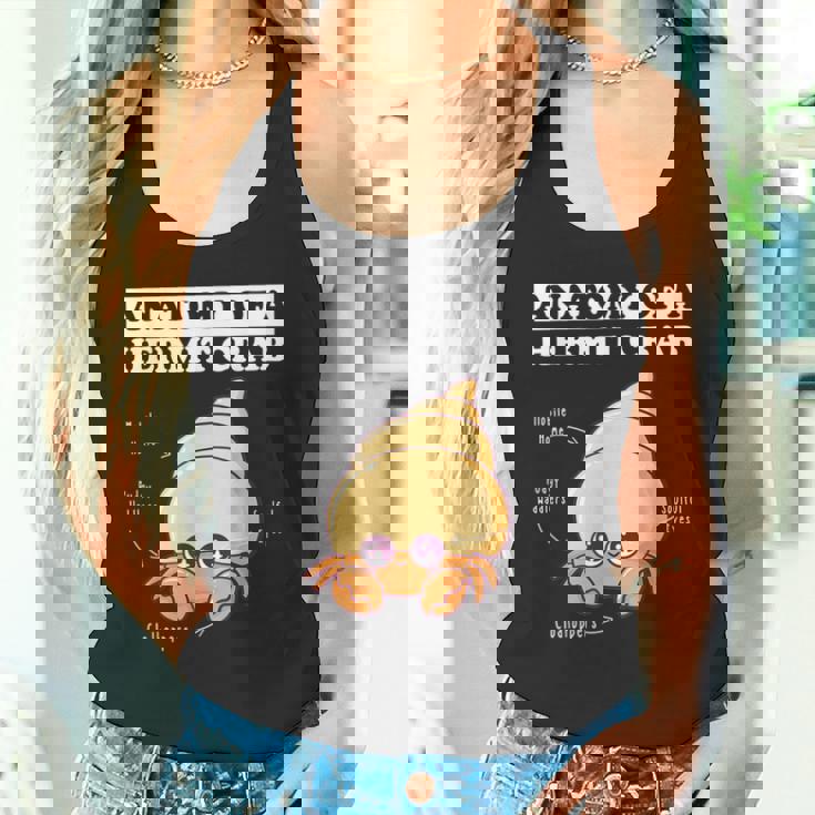 ヤドカリの解剖学 面白い カワイイ ヤドカリ チビ タンクトップ