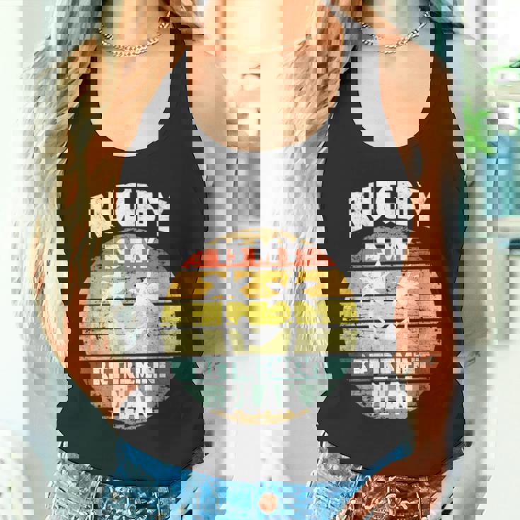 ラグビーは私の退職金制度 ラグビー部の年金受給者 タンクトップ