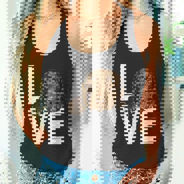 ラブラドールラブチョコレートラボラバー タンクトップ