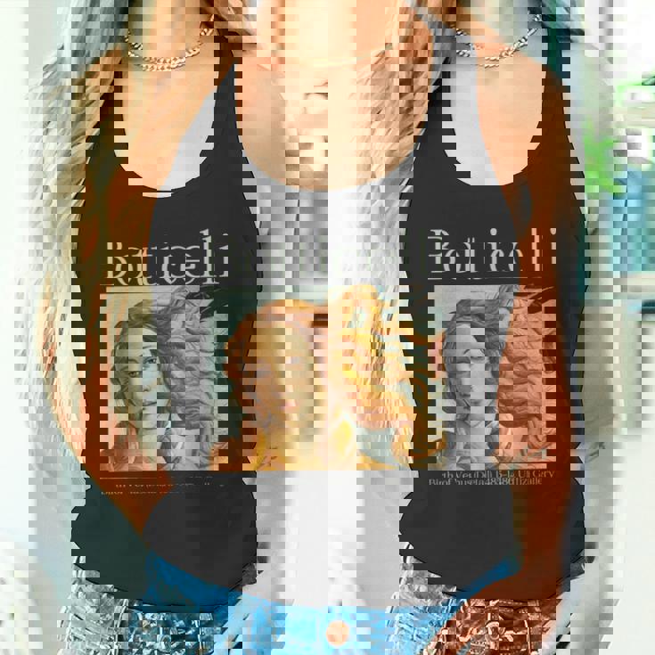 ルネッサンス美的ボッティチェリ ヴィーナスの誕生 アートデザイン 長袖tシャツ タンクトップ