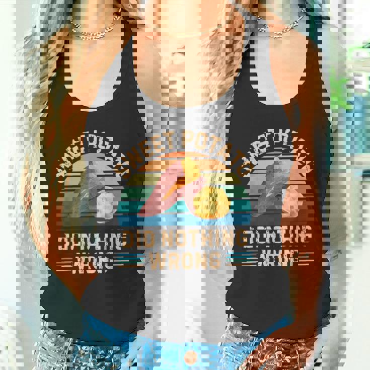 レトロ サツマイモ Did Nothing Wrong ヴィンテージ サツマイモ タンクトップ