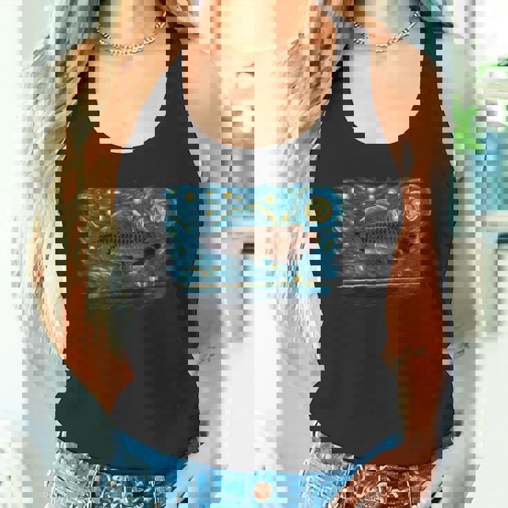 レトロなヴィンテージスタイルのアロワナ タンクトップ