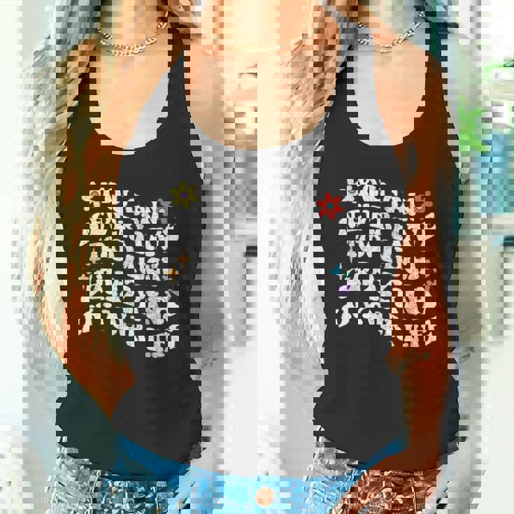 レトログルーヴィーなあなたは、決してあまりにも多くのgrazynaを持つことはできません タンクトップ